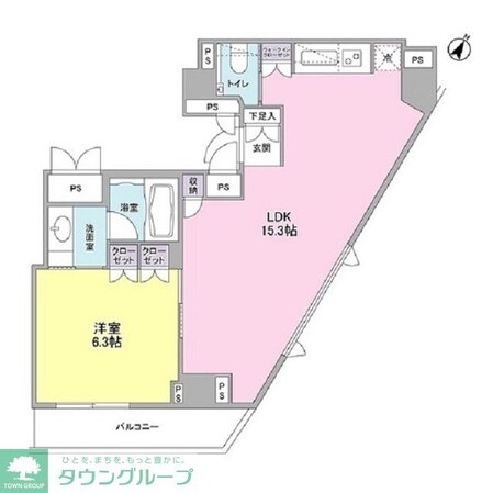ステイレジデンス西新宿の物件間取画像